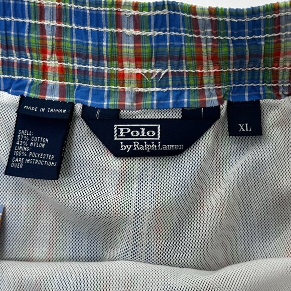 Polo Ralph Lauren Classic Plaid Swim Trunks XL - Picture 5 of 7